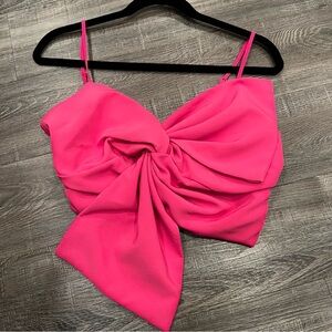 Zara bow crop top